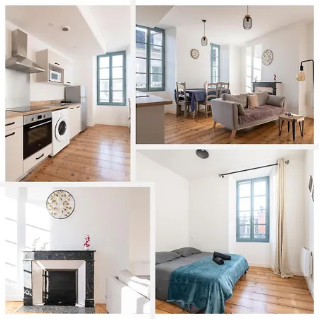 公寓 L'echappee Pyreneenne - Cozy, Parking & Hypercentre 波城